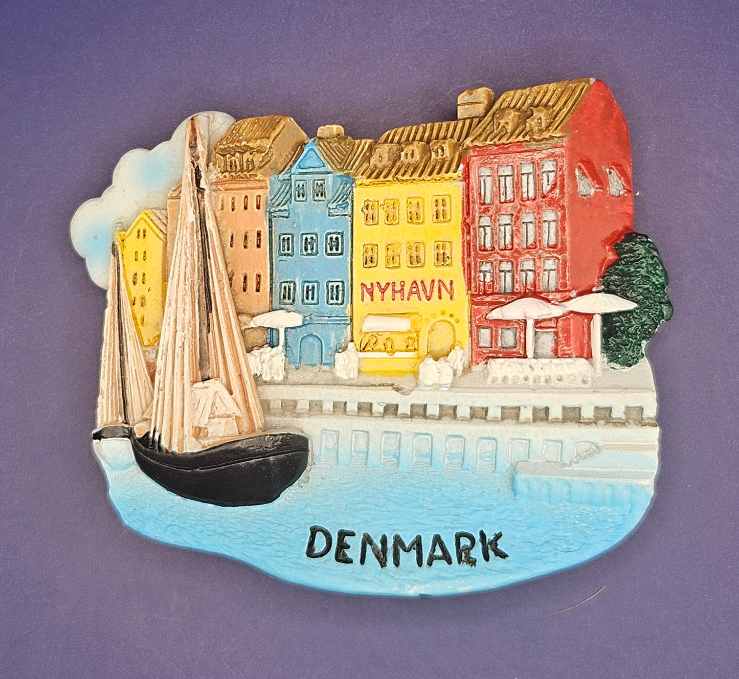Denmark – Copenhagen - Nyhavn Waterfront 3D Magnet