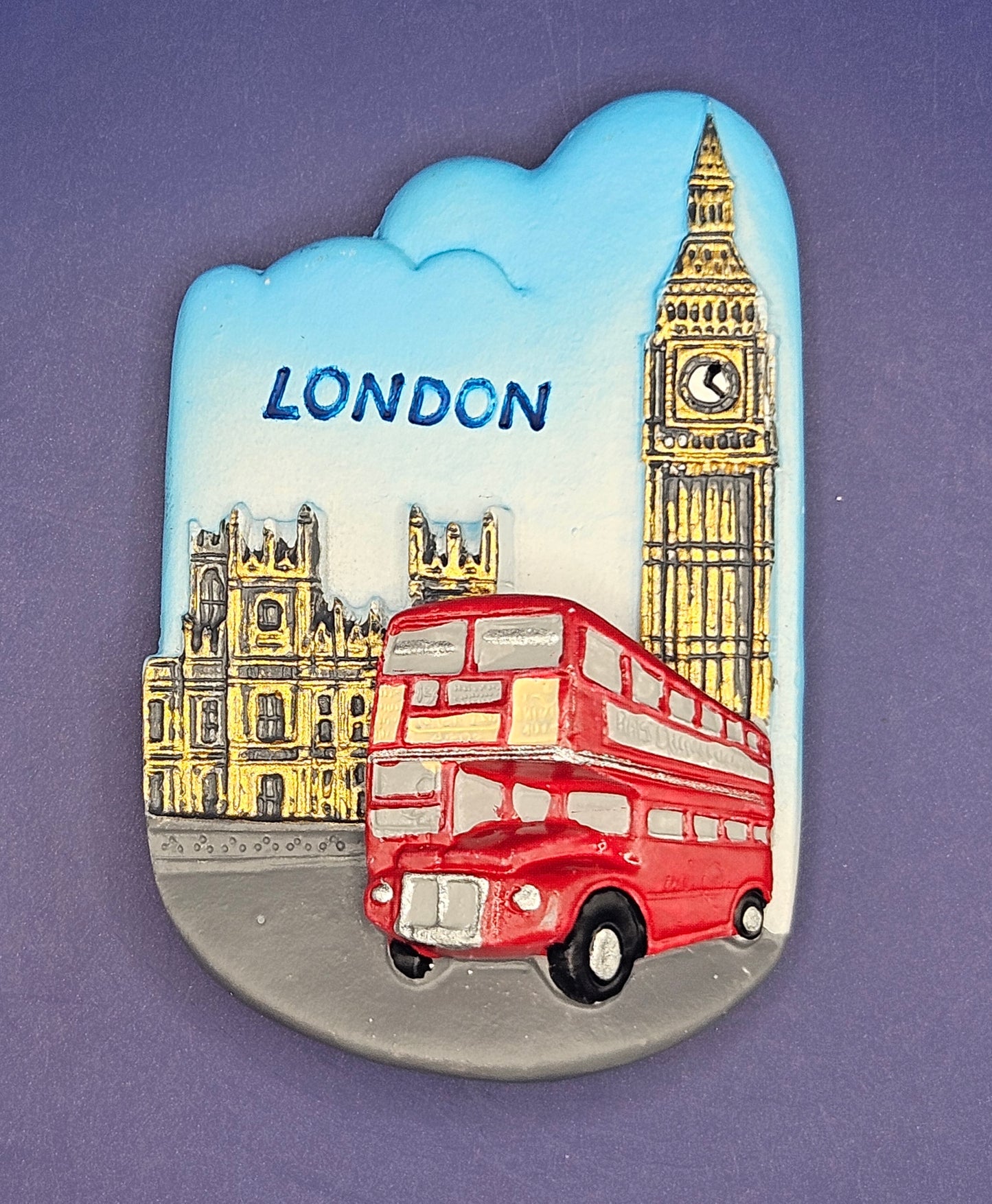 England - London – Iconic City Landmarks 3D Magnet