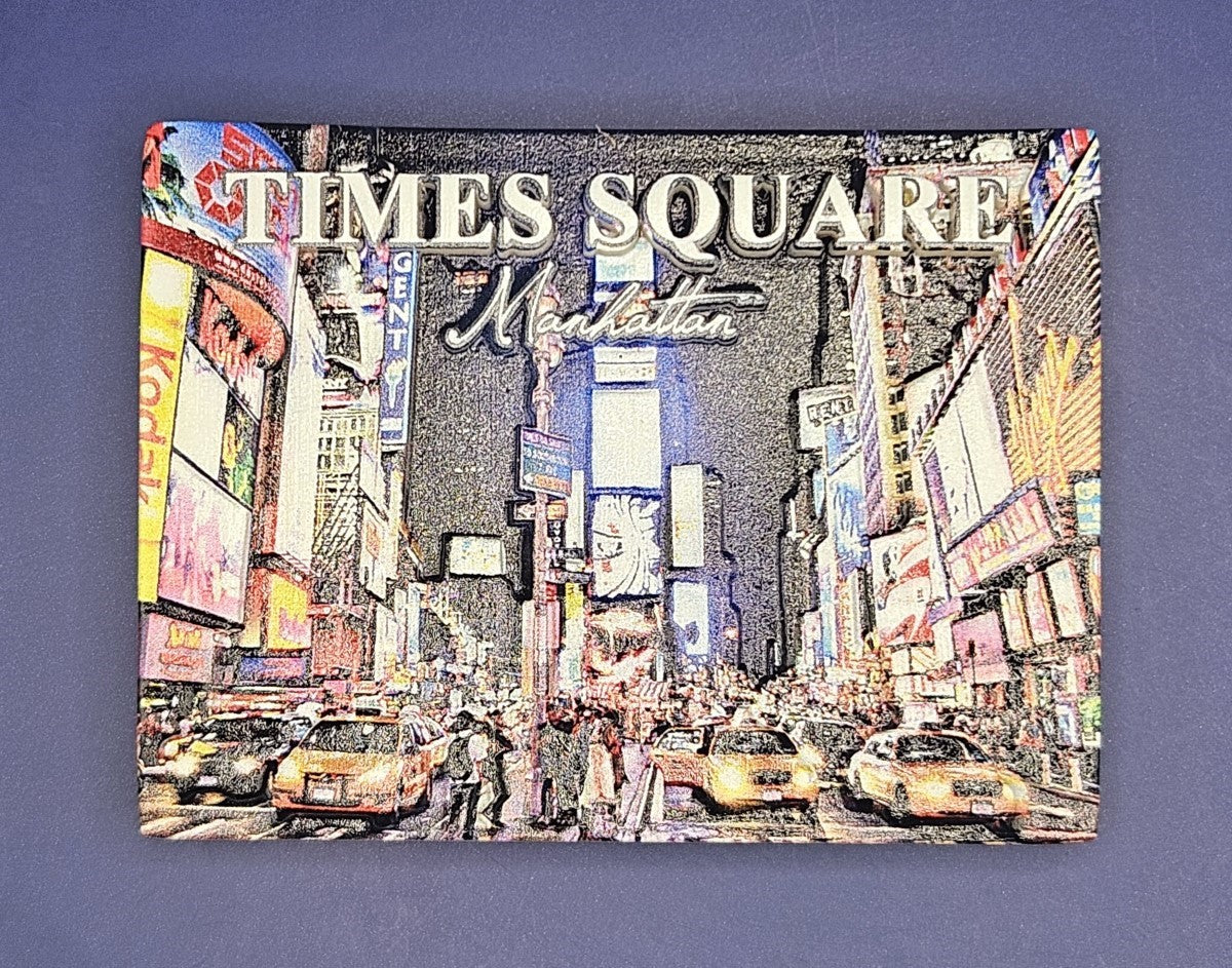 USA - New York - Times Square Night City 3D Magnet