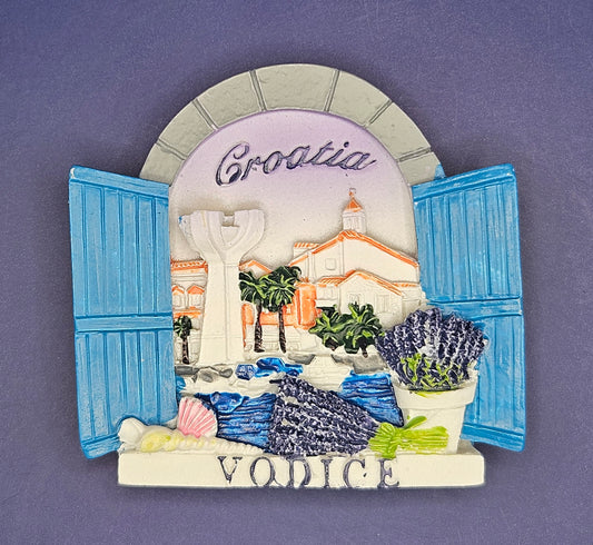 Croatia - Vodice - Coastal Charm 3D Magnet