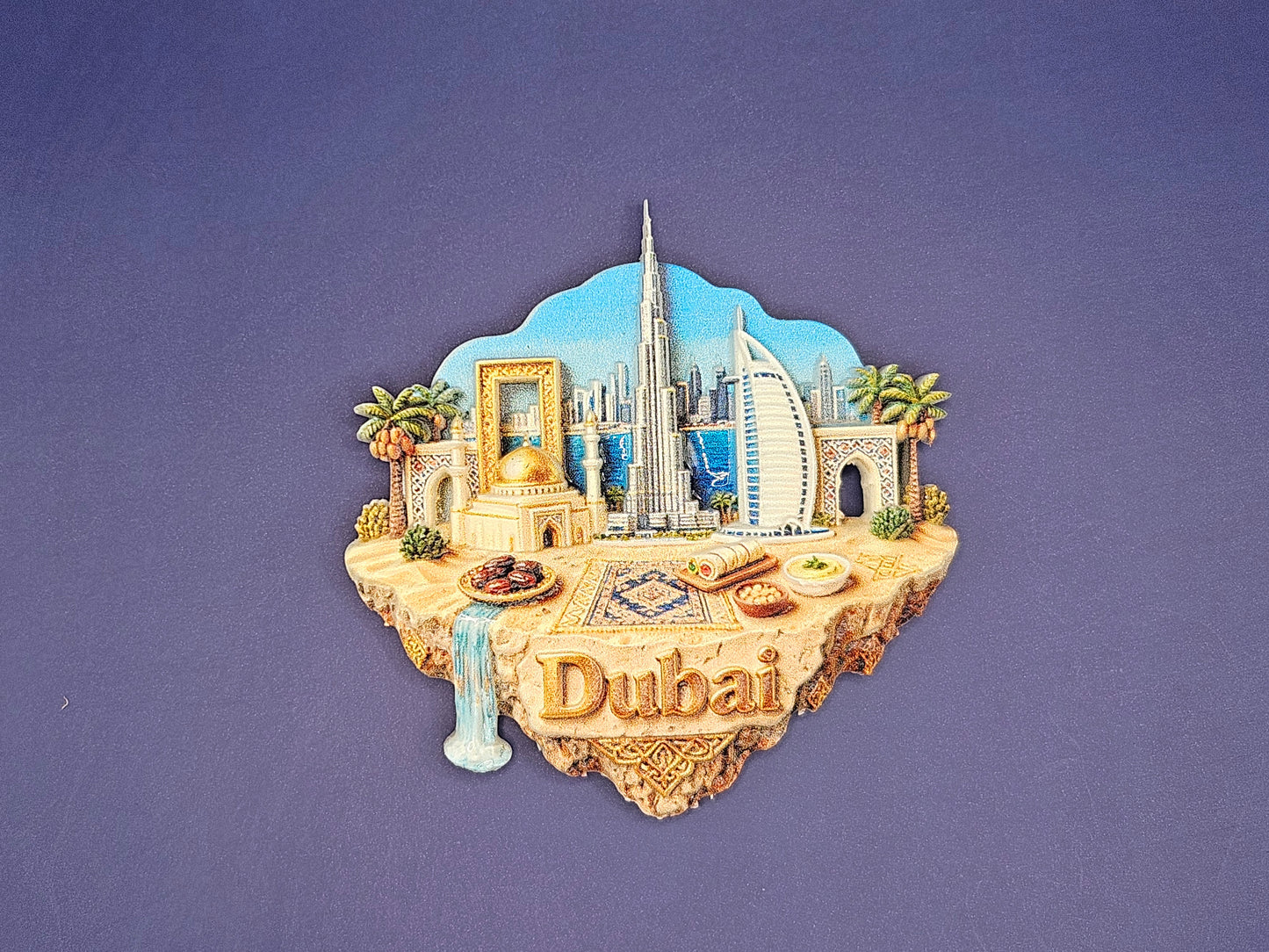 Dubai - Skyline & Desert Charm 3D Magnet