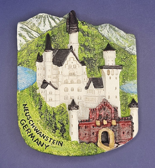Germany - Bavaria - Neuschwanstein Castle 3D Magnet
