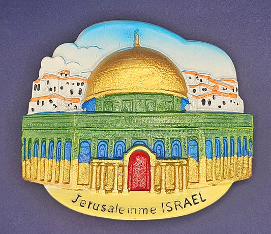 Israël - Jerusalem - Temple Mount & Dome of the Rock 3D Magnet