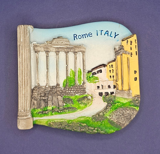 Italy - Rome – Historic Forum & Classical Columns 3D Magnet