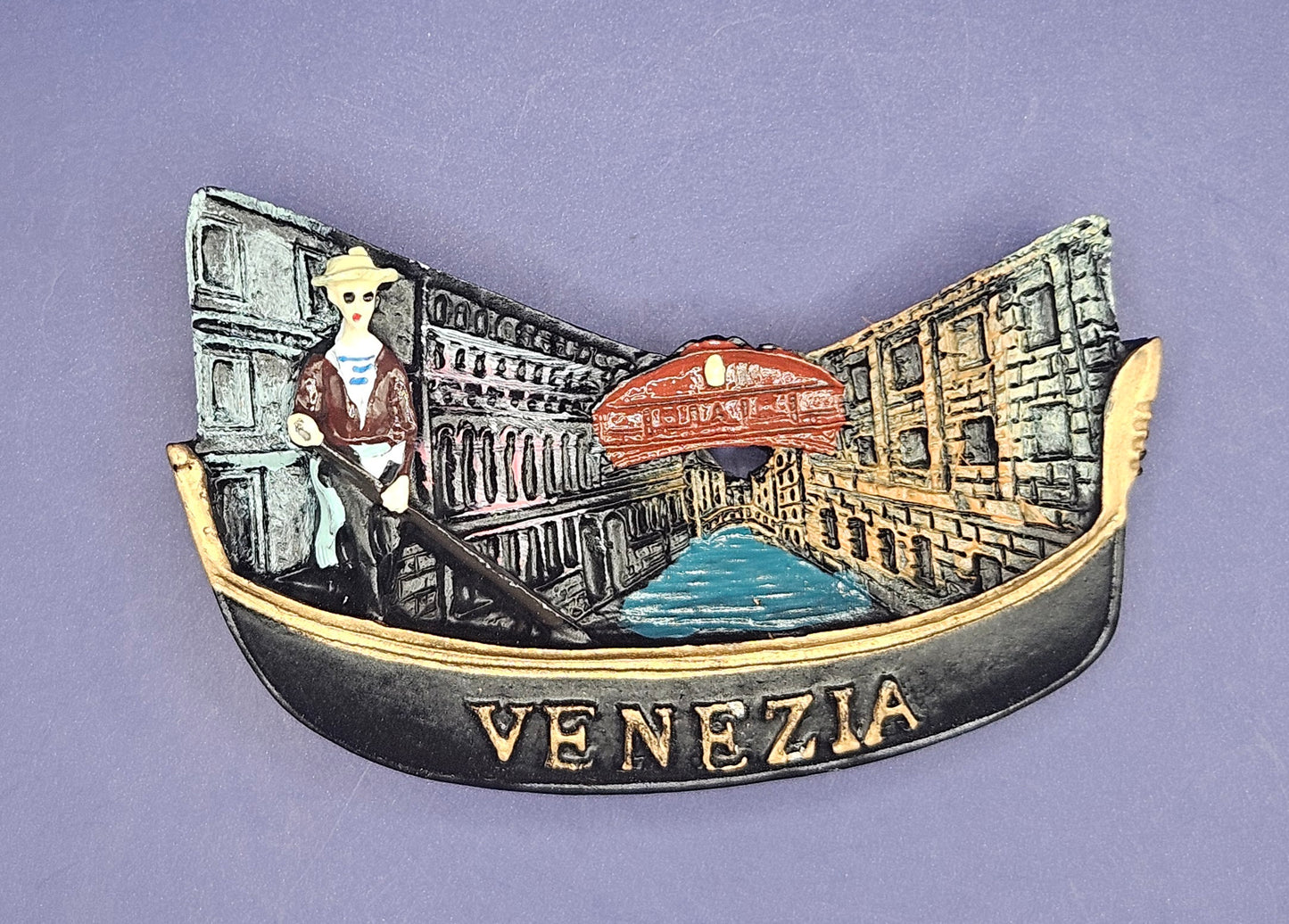 Italy - Venezia – Gondola Ride Through Venice 3D Magnet