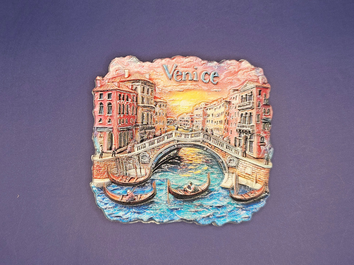 Italy - Venice - Sunset Gondola 3D Magnet
