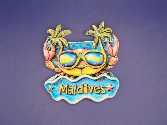 Maldives - Summer Vibes 3D Magnet