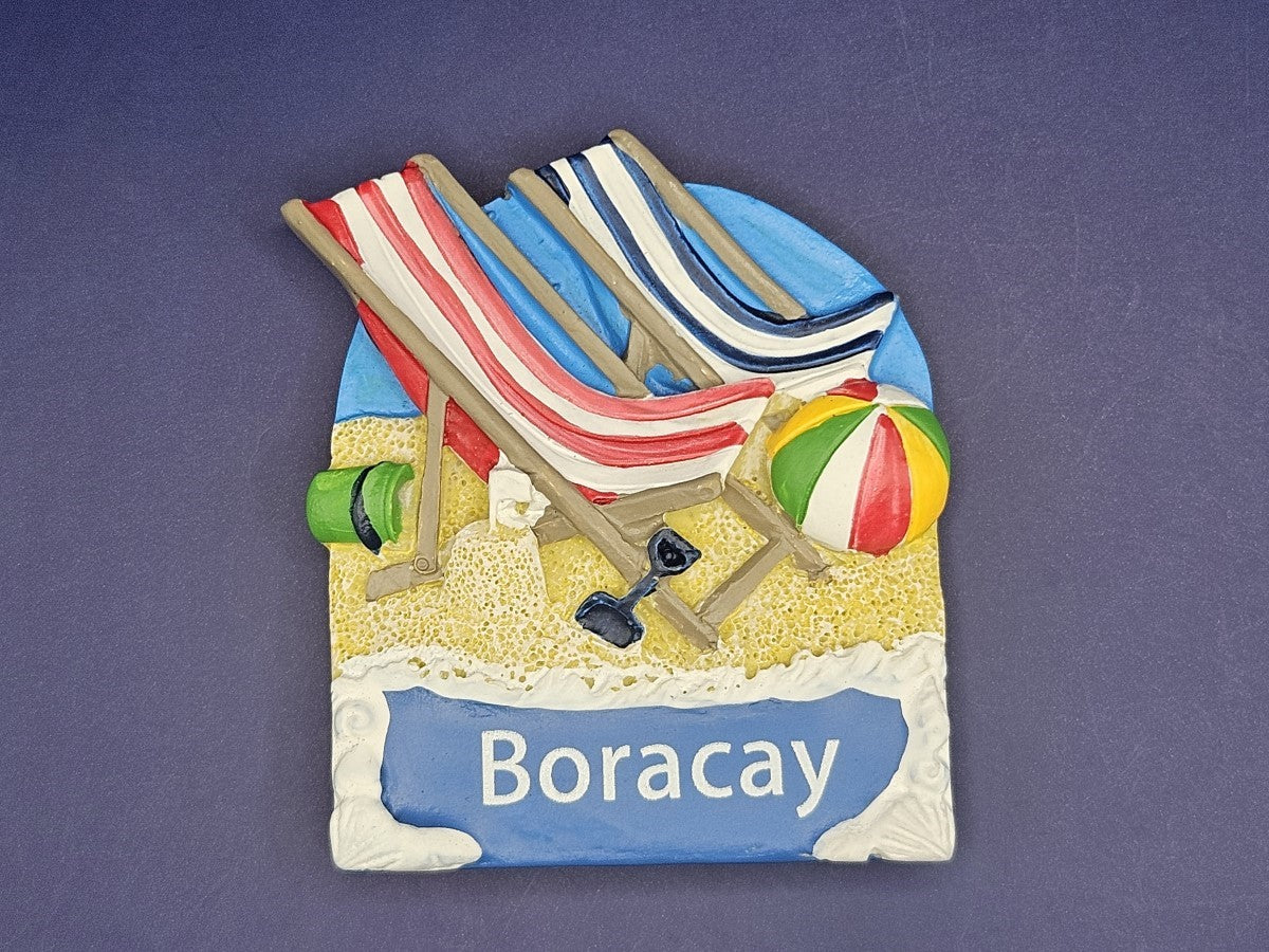 Philippines - Boracay Beach Summer Vibes 3D Magnet