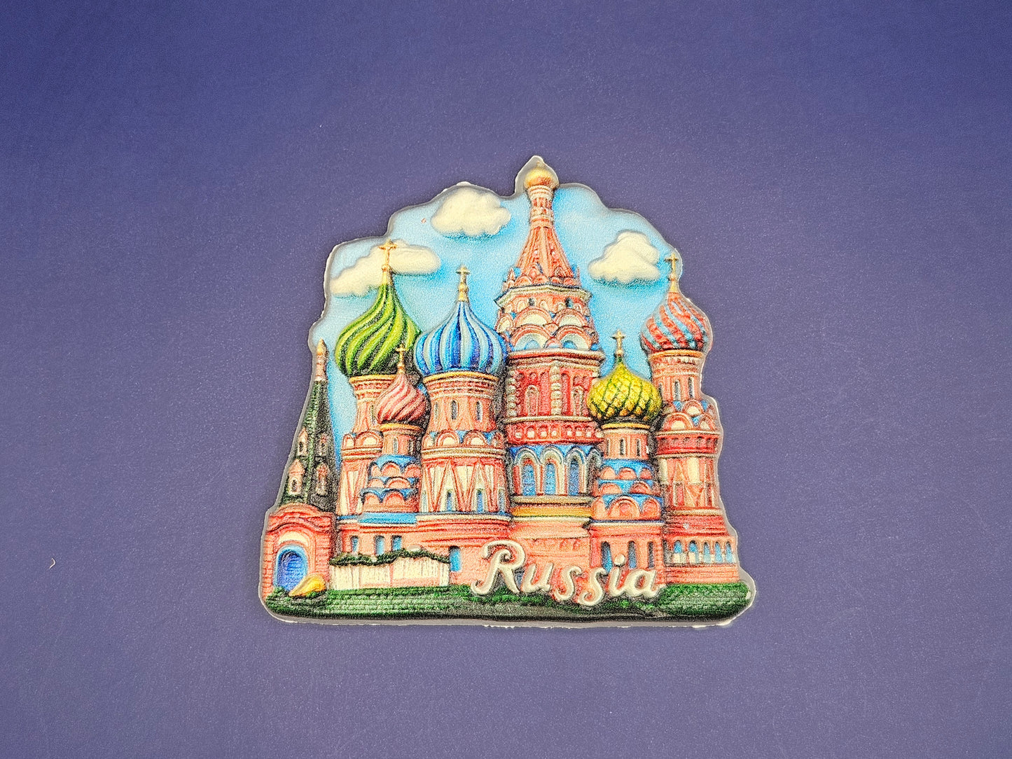 Russia - Moscow - Cathedral 3D Magnet