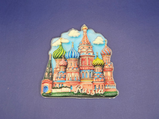Russia - Moscow - Cathedral 3D Magnet