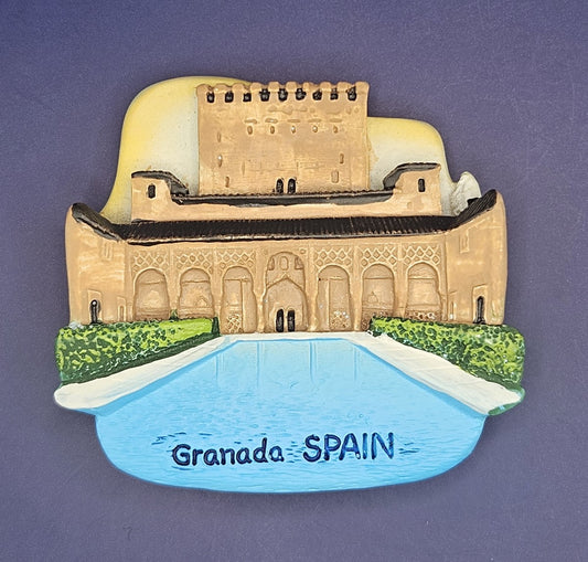 Spain - Granada - Alhambra Palace 3D Magnet